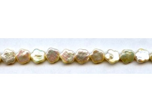 Freshwater Pearl Coin 10mm Flower Coin