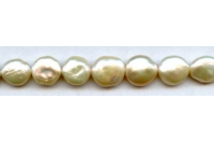 Freshwater Pearl Coin 13-14mm Baroque Coin