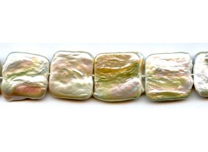 Freshwater Pearl Coin 18-23x Square Coin