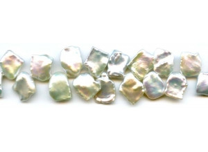 Freshwater Pearl Drop 13x Keshi Petal