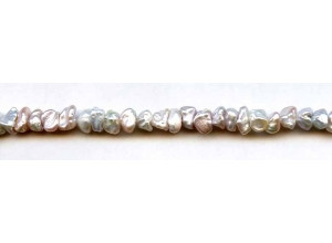 Freshwater Pearl Keshi 8mm Center-drilled