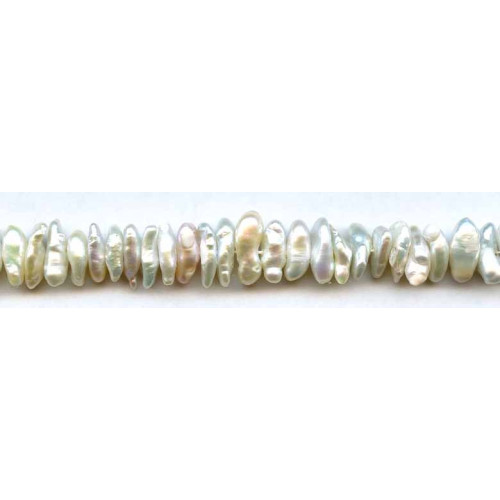 012-1105 Freshwater Pearl Keshi <br>10-15x Center-drilled