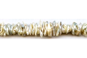 Freshwater Pearl Keshi 12-18x Center-drilled