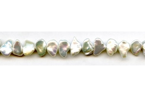 Freshwater Pearl Keshi 12mm Side-drilled