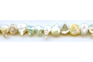 Freshwater Pearl Keshi 10-14x Side-drilled