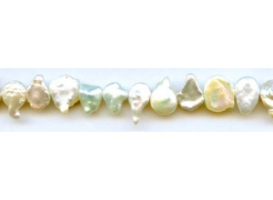 Freshwater Pearl Keshi 10-14x Side-drilled