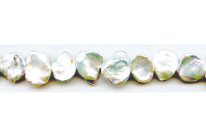 Freshwater Pearl Keshi 14-18x Side-drilled