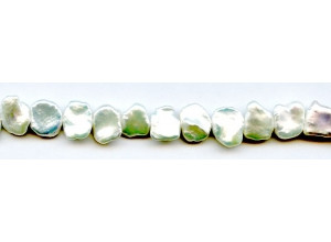 Freshwater Pearl Keshi 10mm Side-drilled