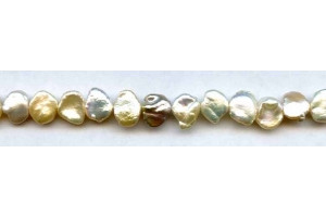 Freshwater Pearl Keshi 10mm Side-drilled