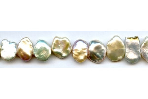 Freshwater Pearl Keshi 12-18x Side-drilled