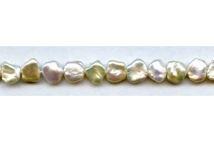 Freshwater Pearl Keshi 10mm Side-drilled