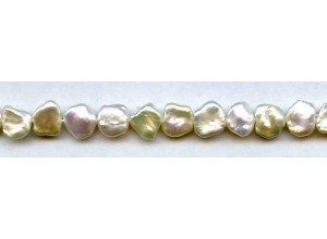 Freshwater Pearl Keshi 10mm Side-drilled