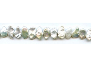 Freshwater Pearl Keshi 10-14x Side-drilled