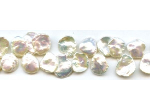 Freshwater Pearl Drop 13-15x Keshi Petal