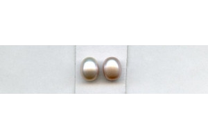 Freshwater Pearl 11x9 Undrilled Teardrop Pair