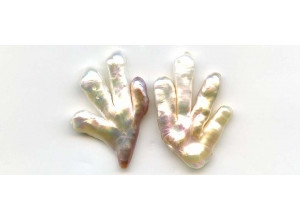 Freshwater Pearl Fancy 39x Undrilled Loose Piece