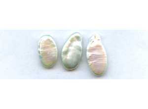 Freshwater Pearl Fancy 22-29x Undrilled Flat Oval Loose Piece