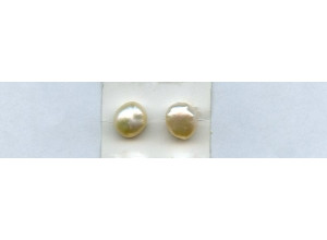 Freshwater Pearl Fancy 10-11mm Undrilled Baroque Pair