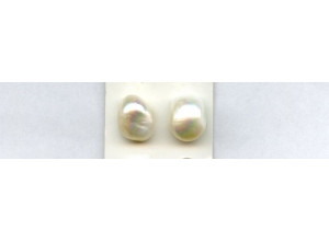 Freshwater Pearl Fancy 11-12mm Undrilled Baroque Pair