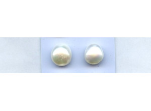 Freshwater Pearl Fancy 13-14mm Undrilled Baroque Pair