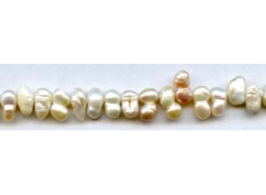 Freshwater Pearl Drop 12mm Twin Keshi