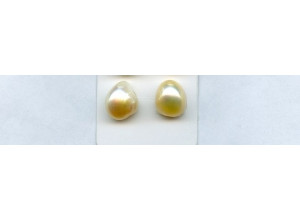 Freshwater Pearl Fancy 10.5-11mm Undrilled Baroque Pair