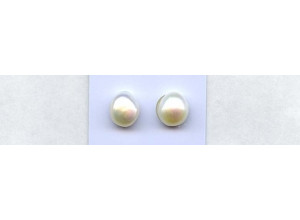 Freshwater Pearl Fancy 10-10.5mm Undrilled Baroque pair