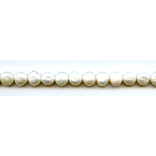 018-1027 Freshwater Pearl SD <br>9-10mm Flat Side-drilled