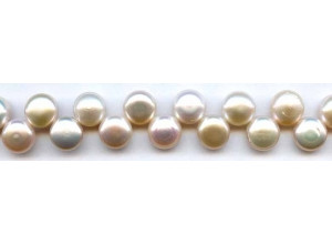 Freshwater Pearl Drop 10mm Button