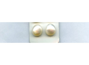 Freshwater Pearl Fancy 11.5-12mm Undrilled Baroque Pair