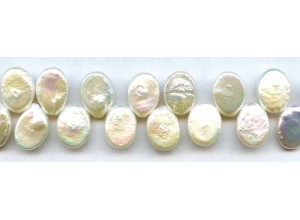 Freshwater Pearl Drop 14mm Oval Drop