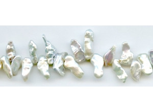 Freshwater Pearl Drop 8-10x Keshi Drop