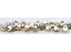 Freshwater Pearl Drop 10mm Keshi Petal