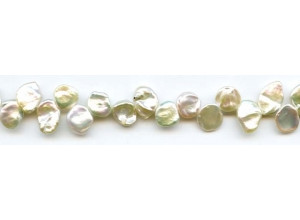 Freshwater Pearl Drop 10mm Keshi Petal