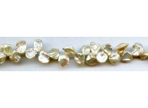 Freshwater Pearl Drop 10mm Keshi Petal