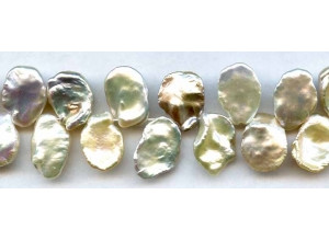 Freshwater Pearl Drop 15-18x Keshi Petal