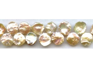 Freshwater Pearl Drop 13-15x Keshi Petal