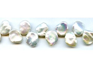 Freshwater Pearl Drop 13-15mm Keshi Petal