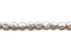 Freshwater Pearl Coin 10mm Flower Coin