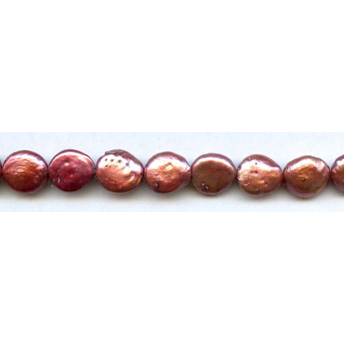 031-1074 Freshwater Pearl Coin <br>12-13mm Coin