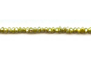 Freshwater Pearl Keshi 5-6mm Center-drilled