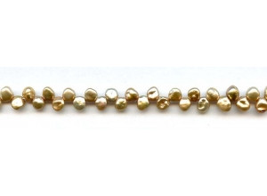 Freshwater Pearl Drop 5-6mm Keshi Drop