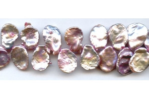 Freshwater Pearl Drop 15-20x Keshi Petal