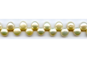 Freshwater Pearl Drop 10mm Button