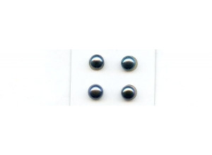 Freshwater Pearl 6mm Half-drilled Button