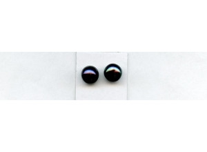 Freshwater Pearl 9mm Half-drilled Button Pair