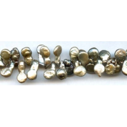 Freshwater Pearl Drop 8-9mm Coin Drop