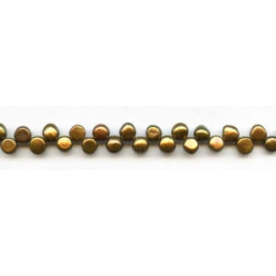 Freshwater Pearl Drop 6mm Button Drop