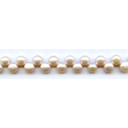 Freshwater Pearl Drop 8mm Button Drop