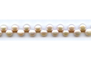 Freshwater Pearl Drop 8mm Button Drop